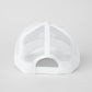 District Trucker Hat — White/White