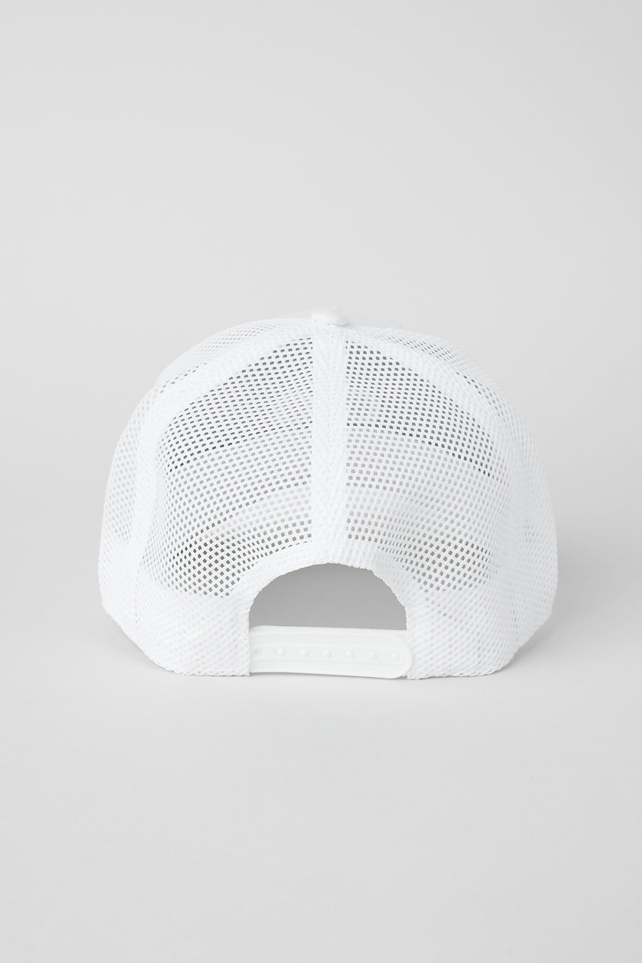 District Trucker Hat — White/White
