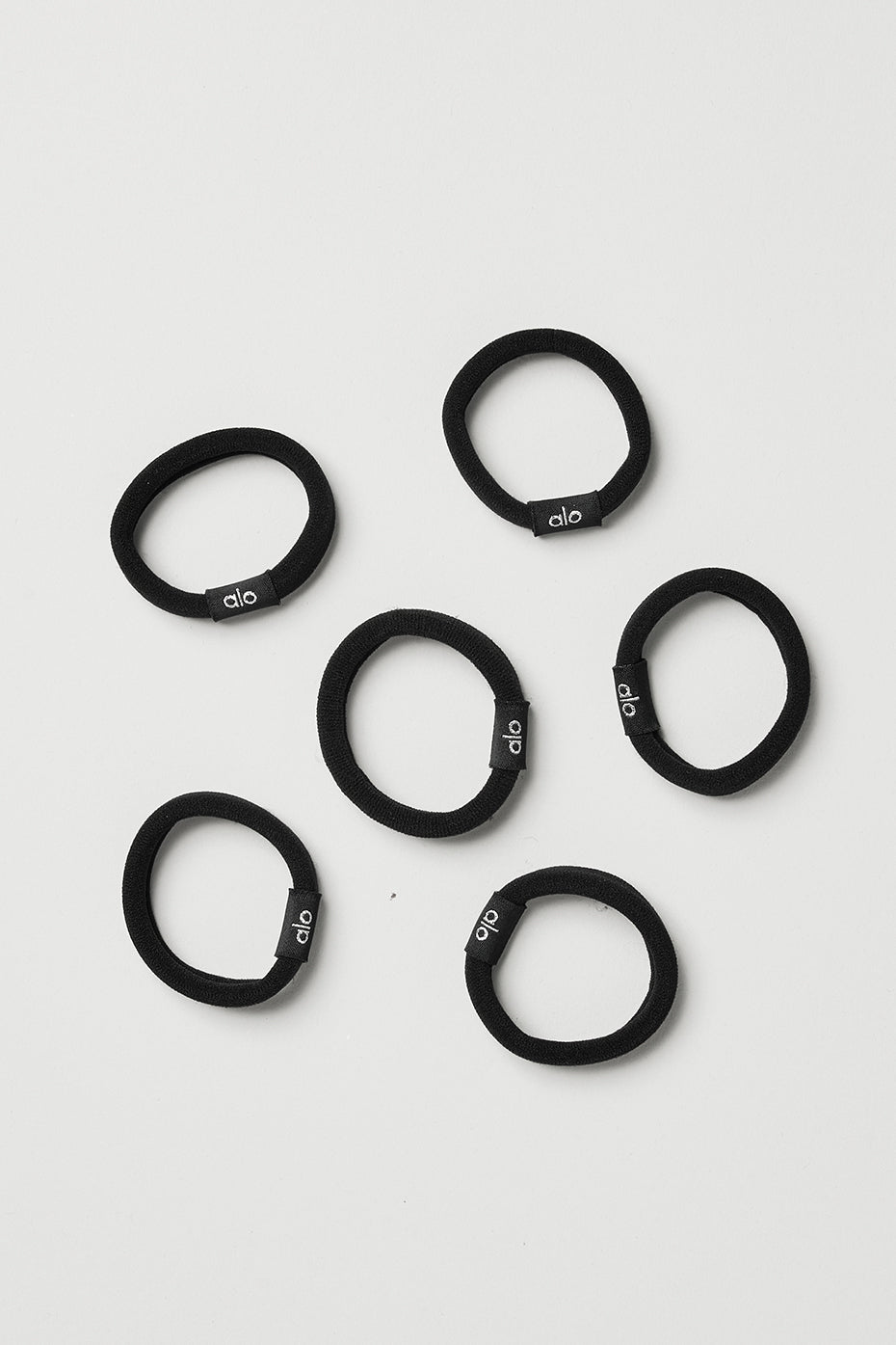 Untangled Hair Tie 6 — Pack — Black