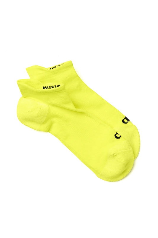 Men's Performance Tab Sock — Highlighter/Black