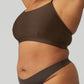 Airbrush Invisible Thong — Raisin
