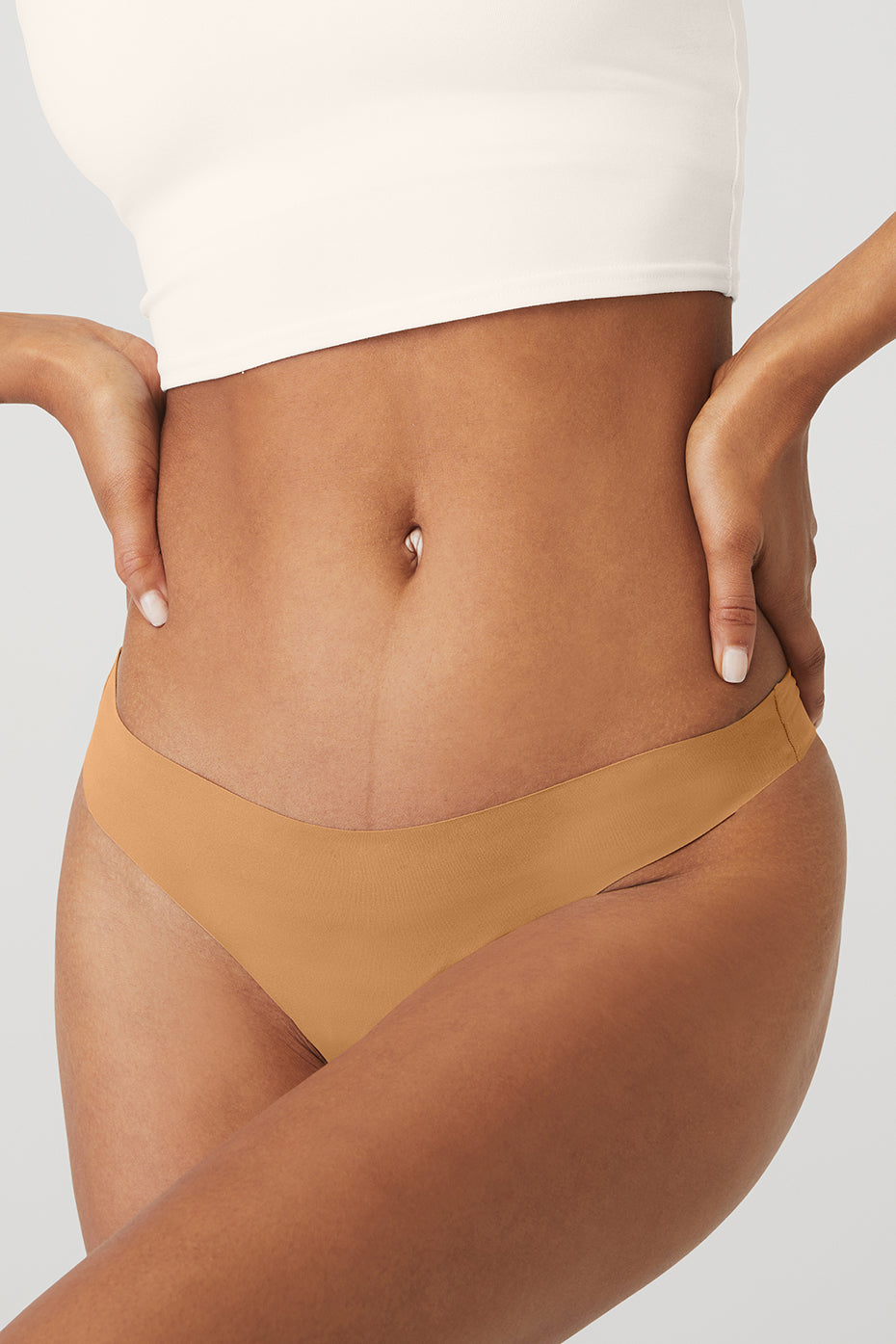 Airbrush Invisible Thong — Sand
