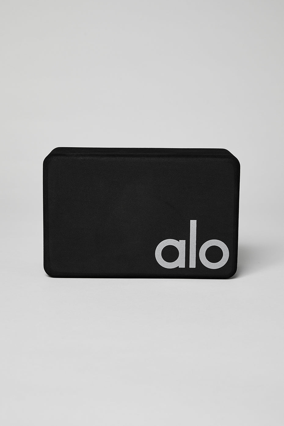 Uplifting Yoga Block — Black/Silver