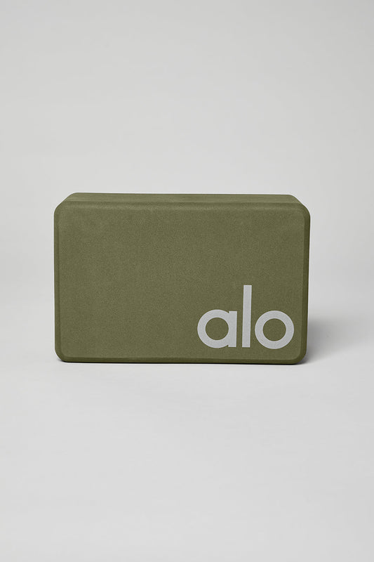 Uplifting Yoga Block — Jungle/Silver