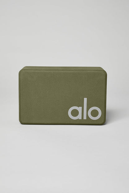 Uplifting Yoga Block — Jungle/Silver