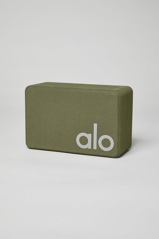 Uplifting Yoga Block — Jungle/Silver