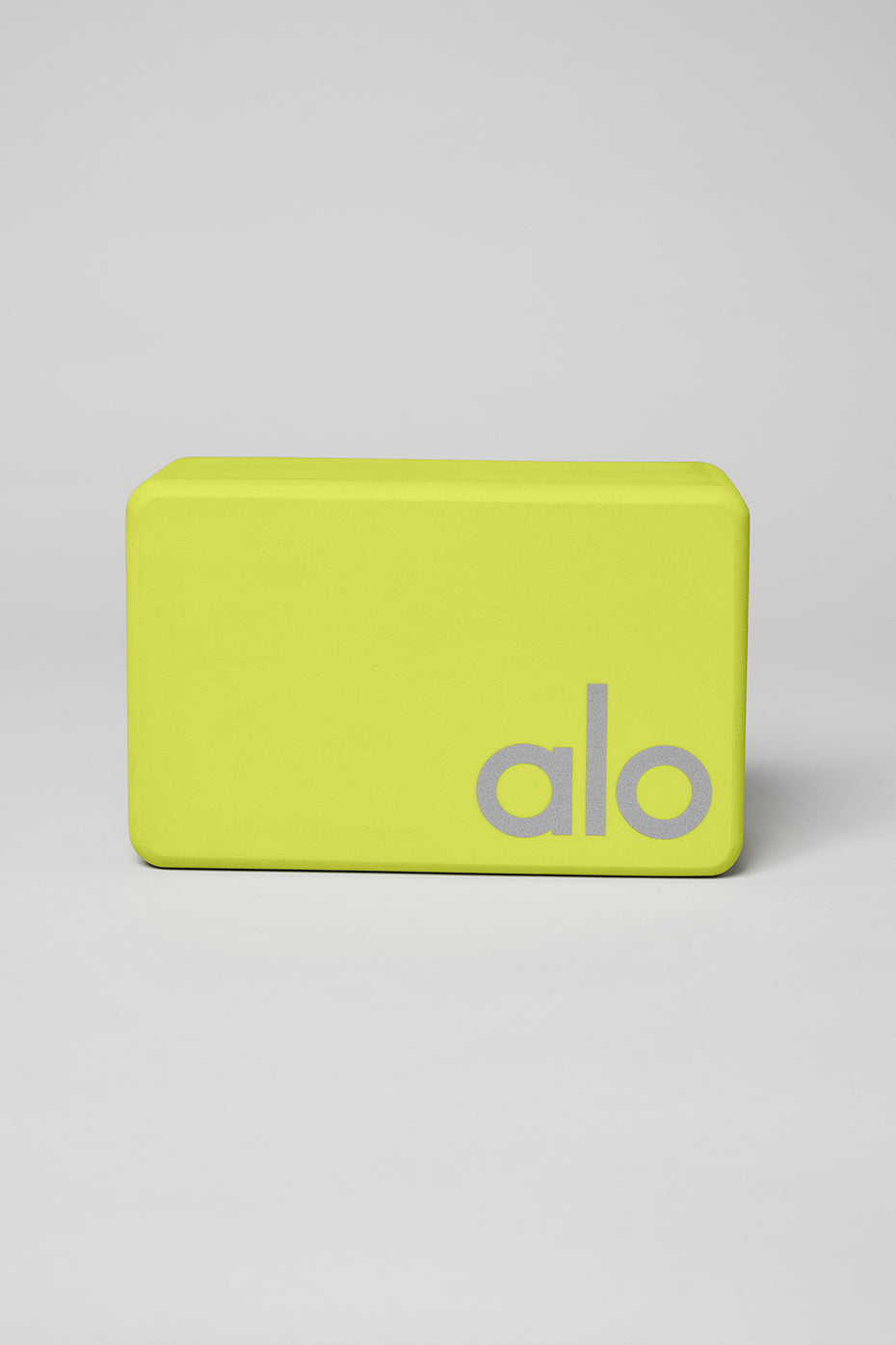 Uplifting Yoga Block — Highlighter/Silver