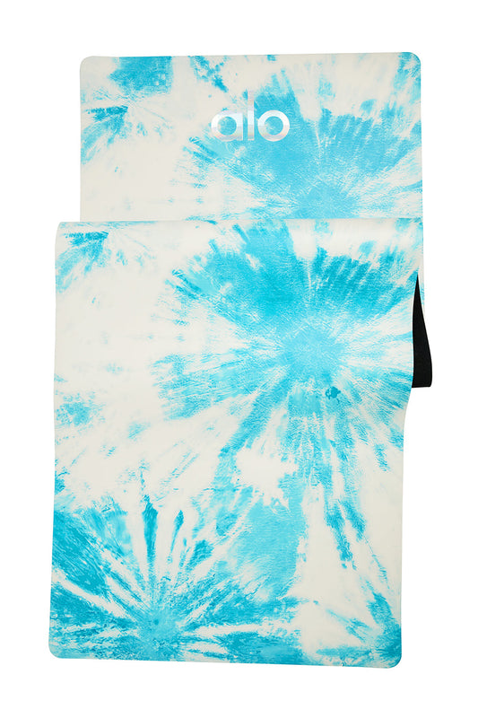 Tie — Dye Warrior Mat — Bright Aqua Tie Dye