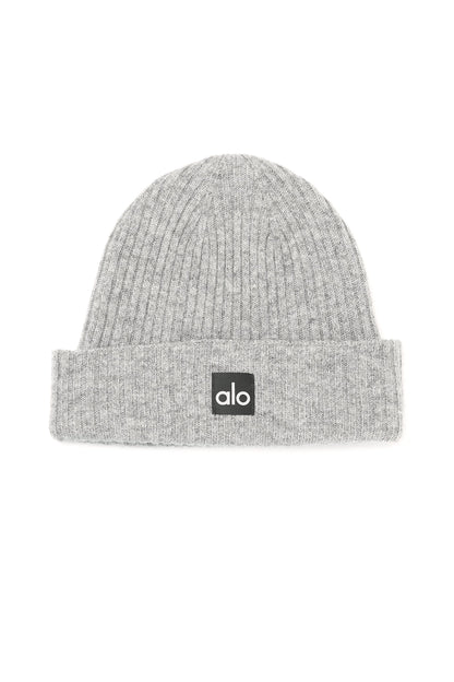 Cashmere Beanie — Dove Grey Heather
