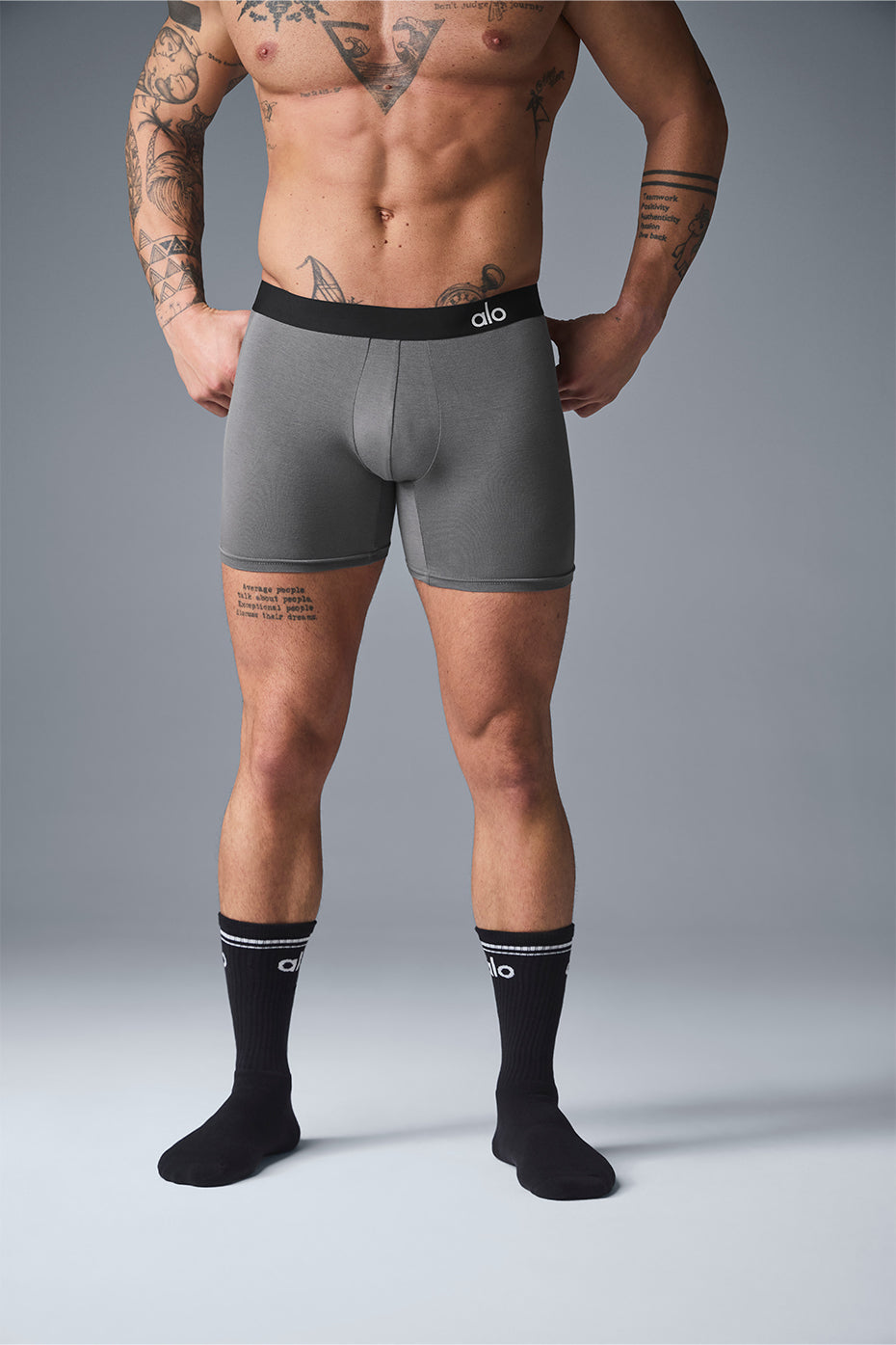 Day and Night Boxer — Grey