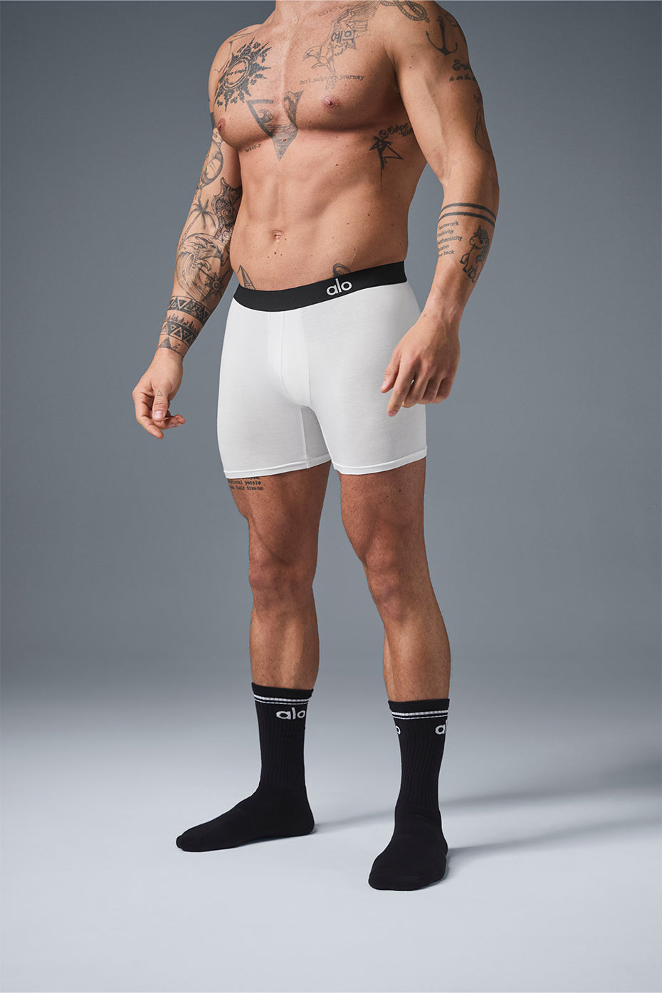 Day and Night Boxer — White
