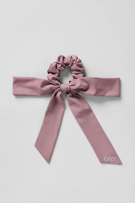 Love Knots Tie Scrunchie — Smoky Quartz