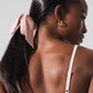 Love Knots Tie Scrunchie — Pink Quartz