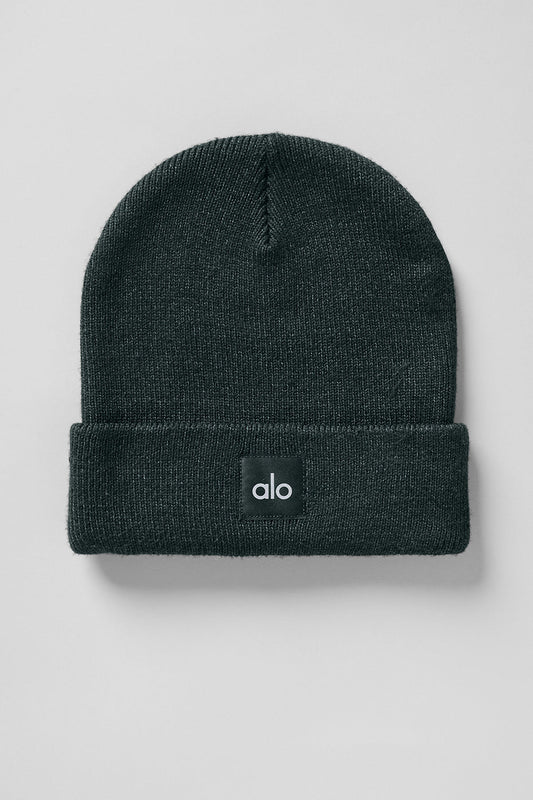 Everyday Beanie — Charcoal Green