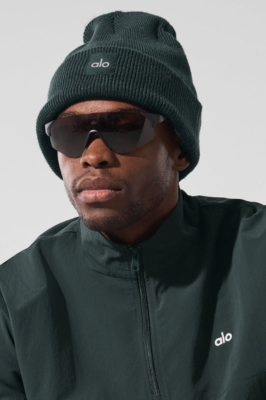 Everyday Beanie — Charcoal Green
