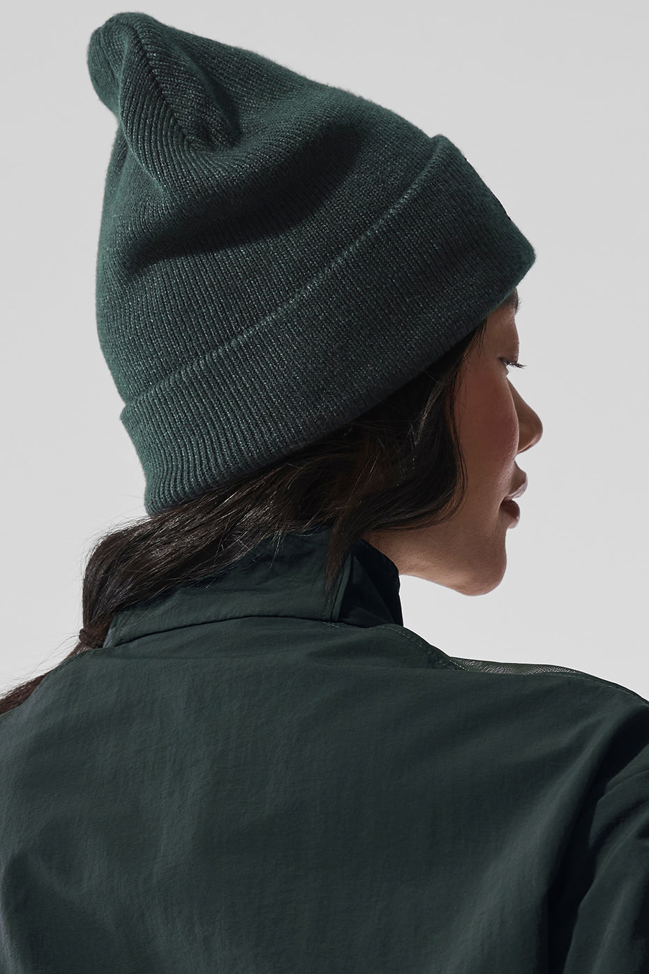 Everyday Beanie — Charcoal Green