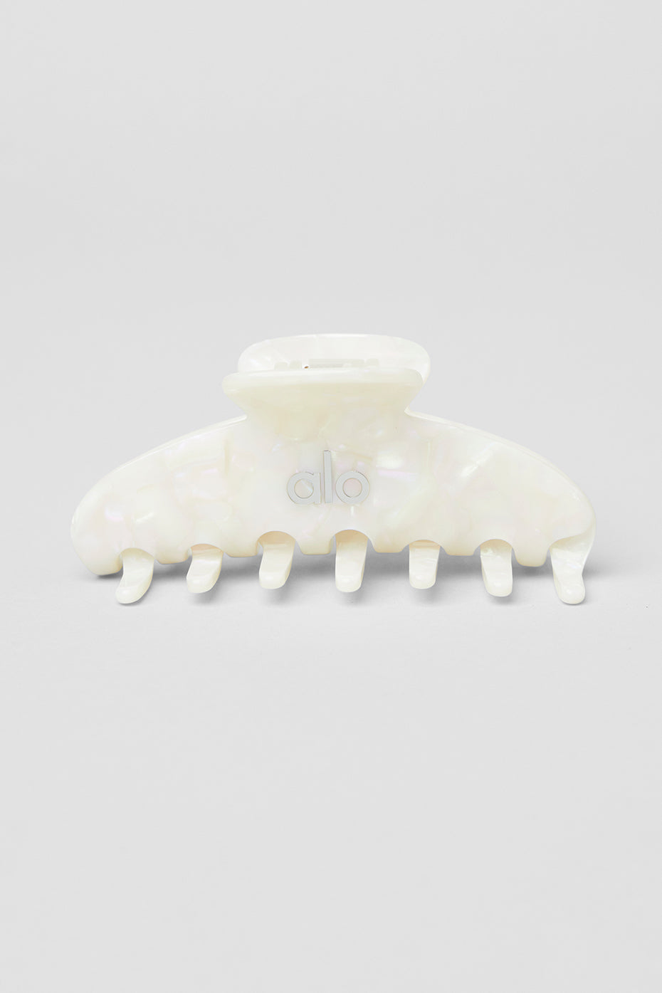 90's Claw Clip — White Pearl