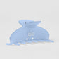 90's Claw Clip — Seashell Blue