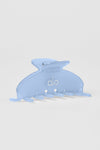 90's Claw Clip — Seashell Blue