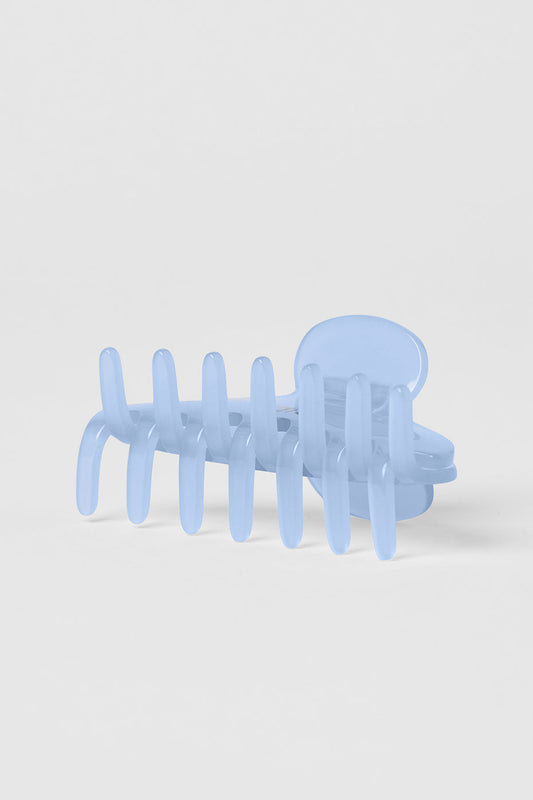 90's Claw Clip — Seashell Blue