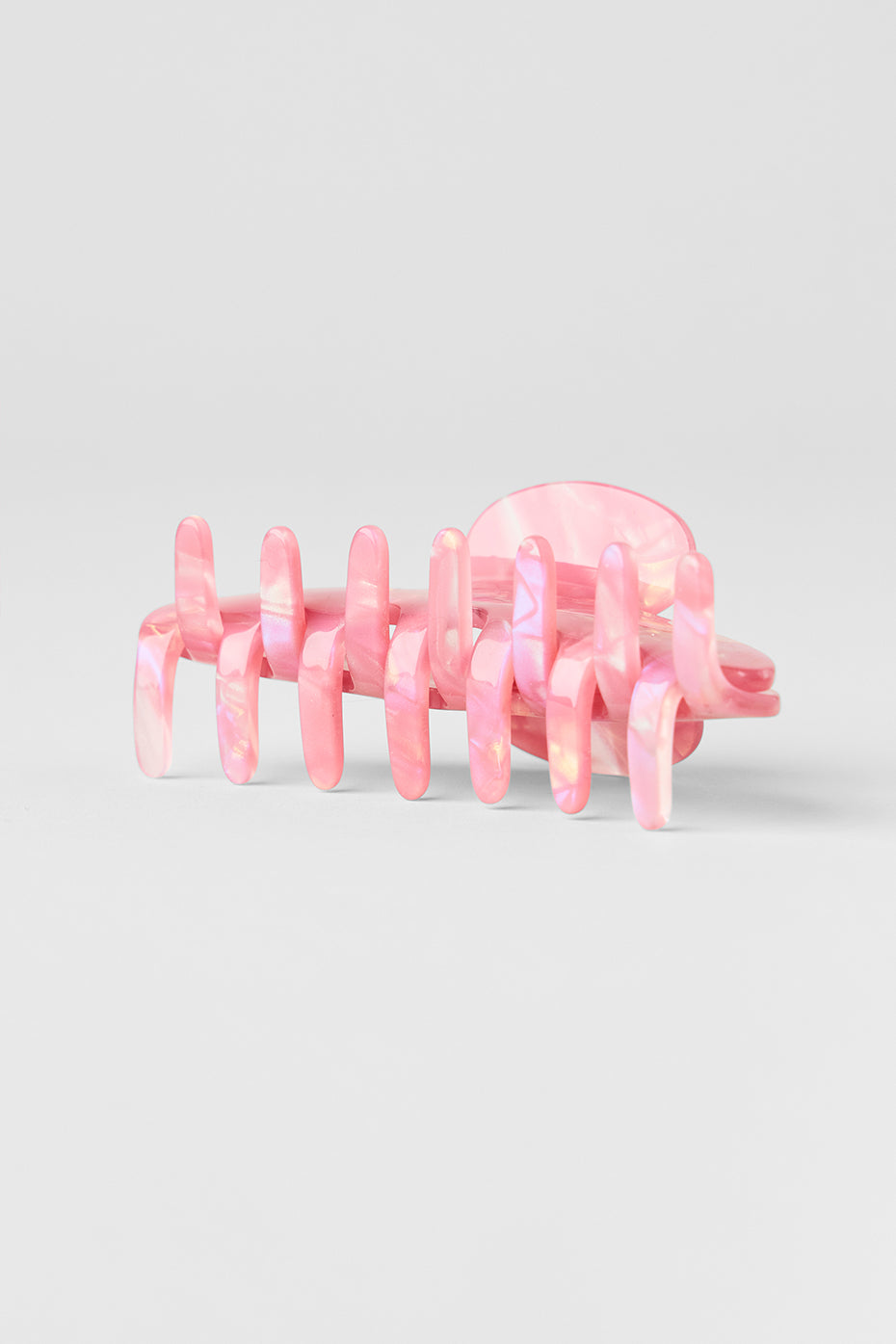 90's Claw Clip — Pink Wild Rose Pearl