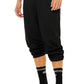 Unisex Throwback Sock — Black/White