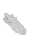 Women's Performance Tab Sock — Athletic Heather Grey/White