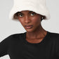 Faux Fur Bucket Hat — Ivory