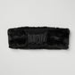 Faux Fur Ear Warmers — Black