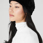 Faux Fur Ear Warmers — Black