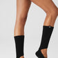 Women's Strappy Siren Grip Sock — Black