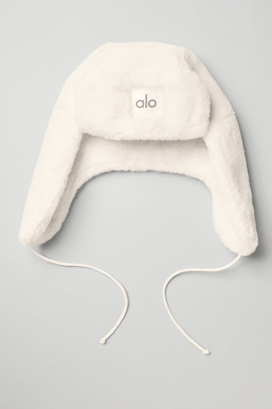 Faux Fur Polar Hat — Ivory
