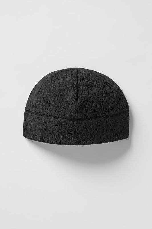 Performance Fleece Beanie — Black/Black