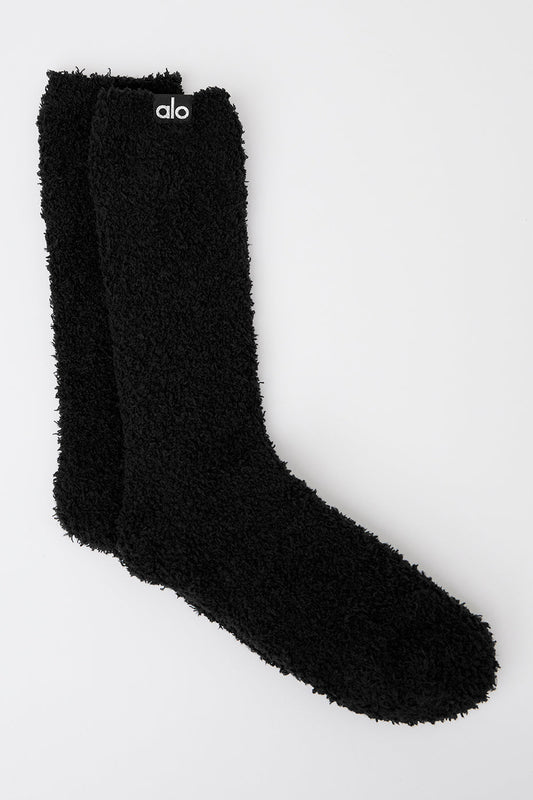 Women's Plush Lush Sock — Black