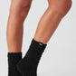 Women's Plush Lush Sock — Black