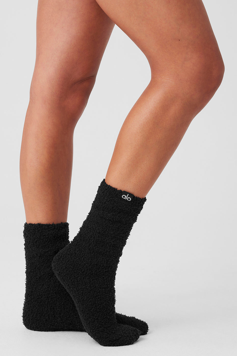 Women's Plush Lush Sock — Black