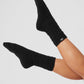 Women's Plush Lush Sock — Black