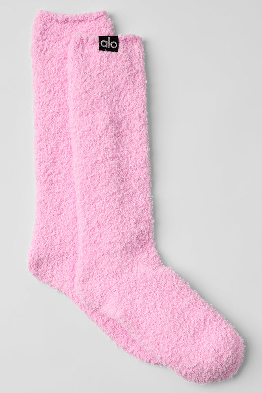 Women's Plush Lush Sock — Sweet Pink