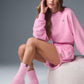 Women's Plush Lush Sock — Sweet Pink