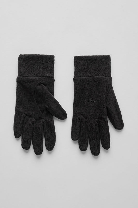 Performance Fleece Gloves — Black/Black