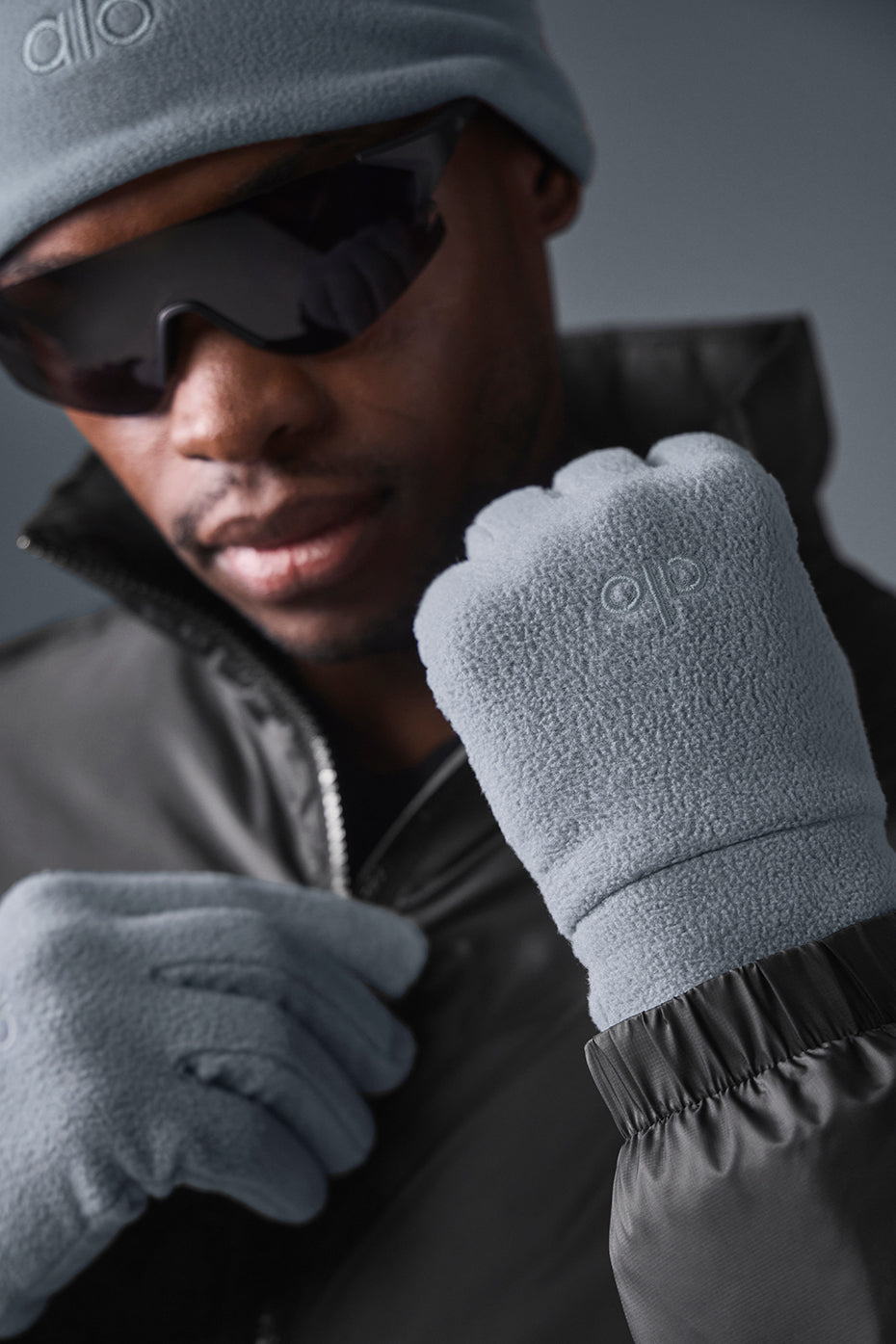 Performance Fleece Gloves — Steel Grey
