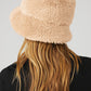 Foxy Sherpa Bucket Hat — Camel