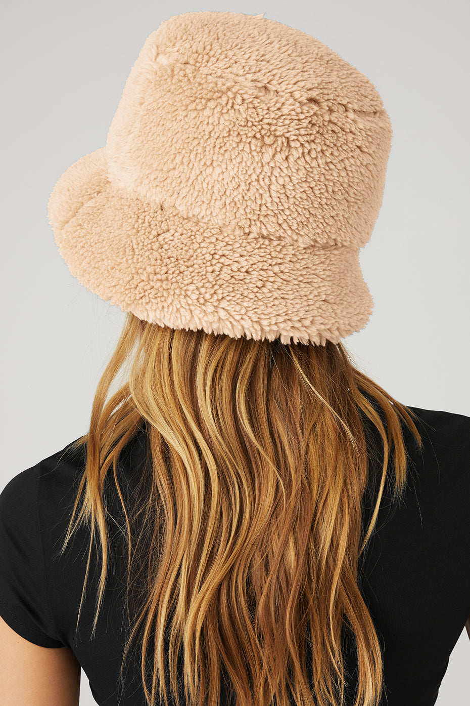 Foxy Sherpa Bucket Hat — Camel