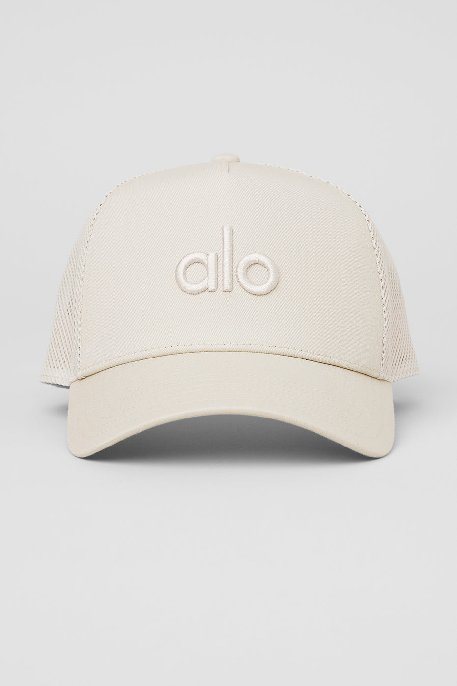 District Trucker Hat — Bone