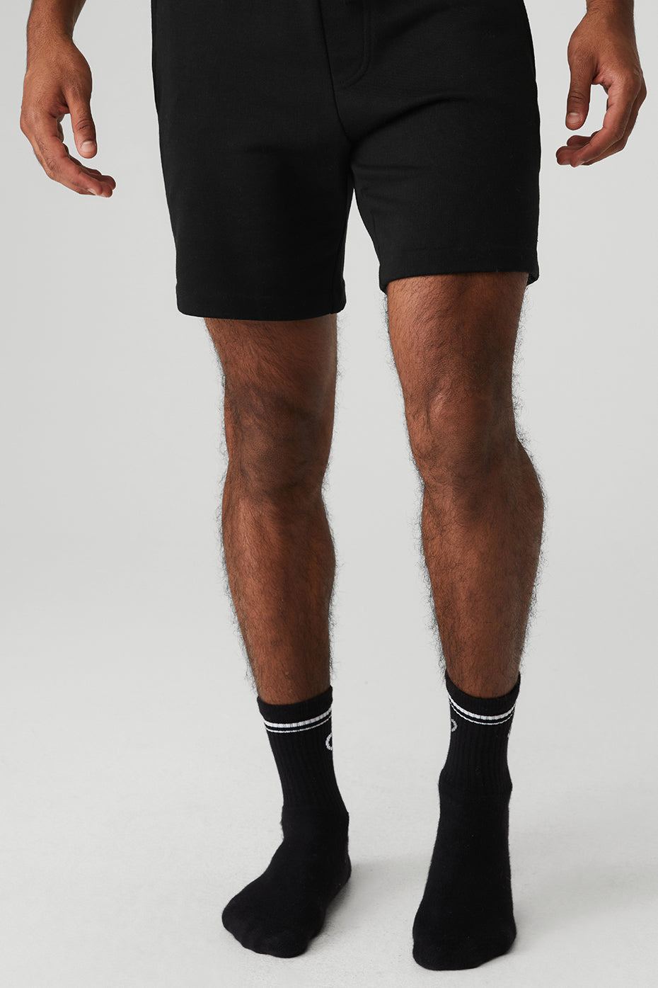 Unisex Half — Crew Throwback Sock — Black/White