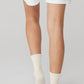 Unisex Half — Crew Throwback Sock — Bone/White