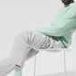 Unisex Half — Crew Throwback Sock — Spearmint/White