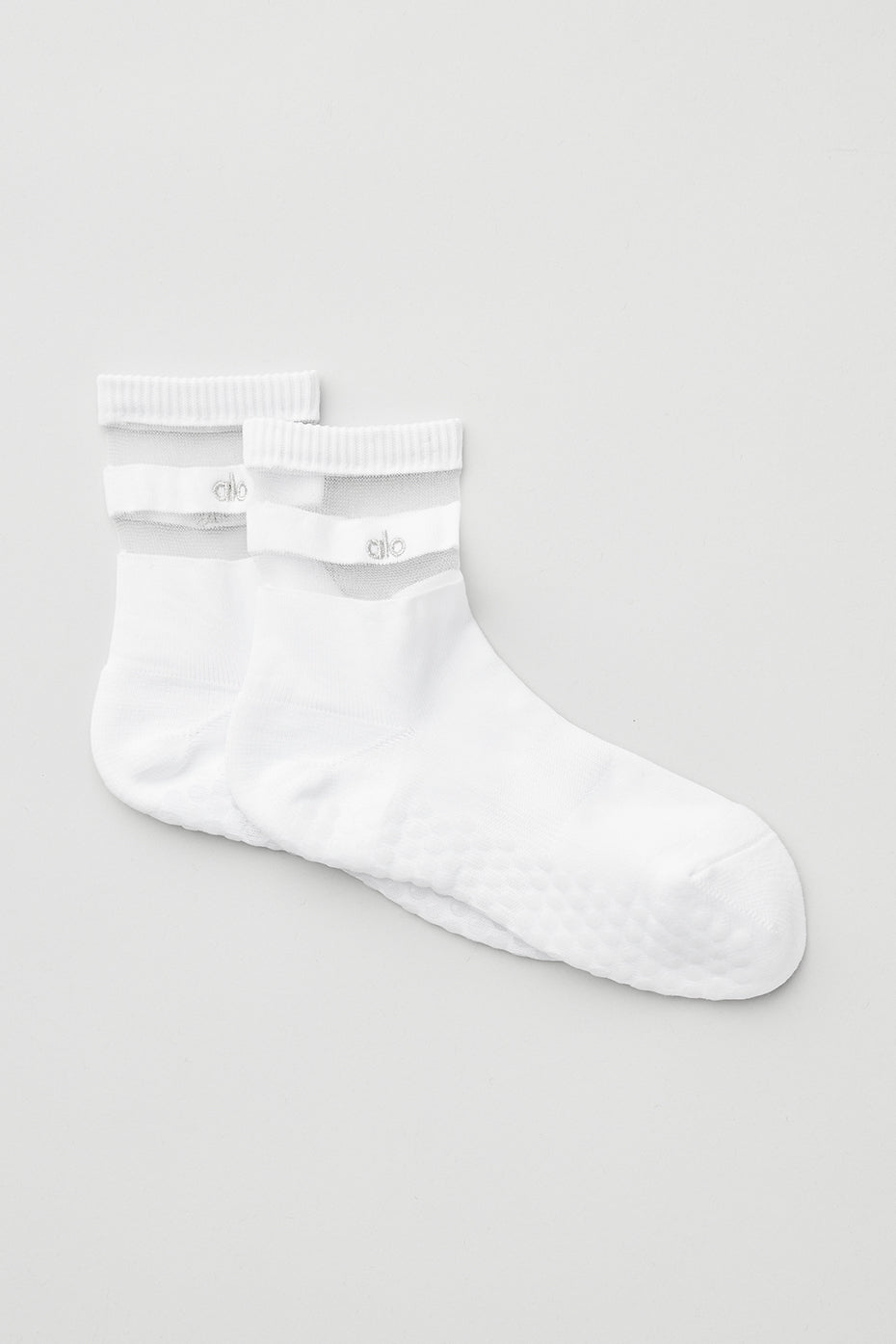 Women's Pulse Grip Sock — White