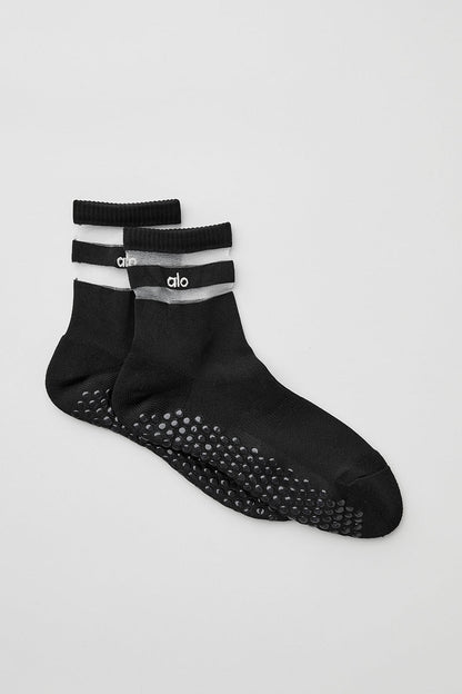 Women's Pulse Grip Sock — Black