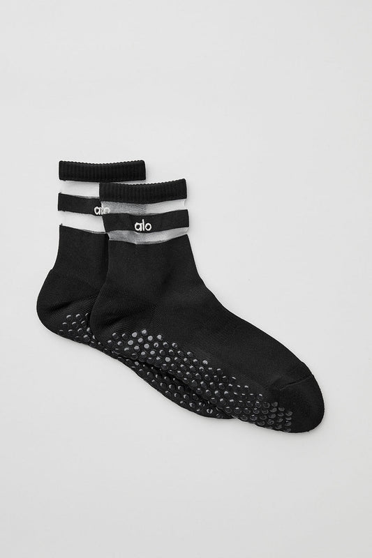 Women's Pulse Grip Sock — Black